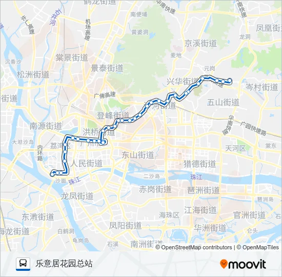 公交297路的线路图
