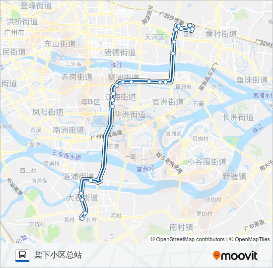 304路 Bus Line Map