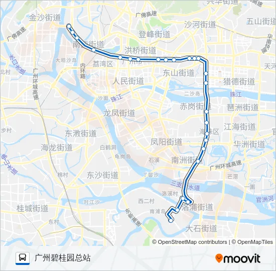 305路 Bus Line Map