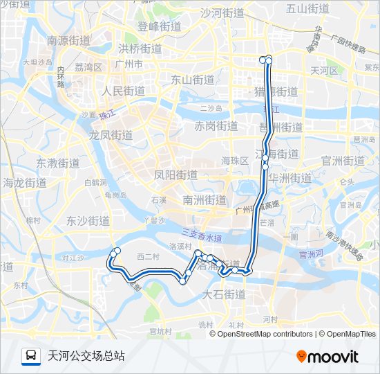 公交311路的线路图