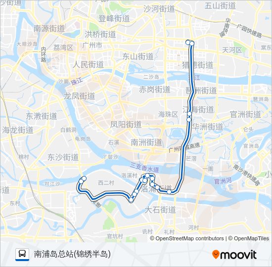 公交311路的线路图