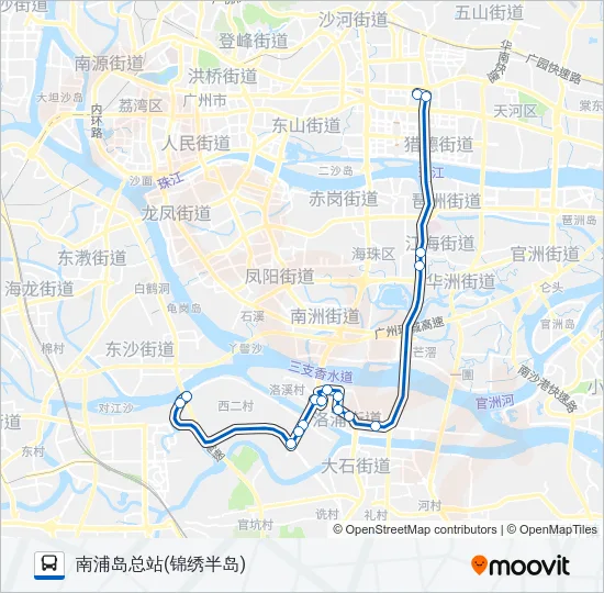 公交311路的线路图