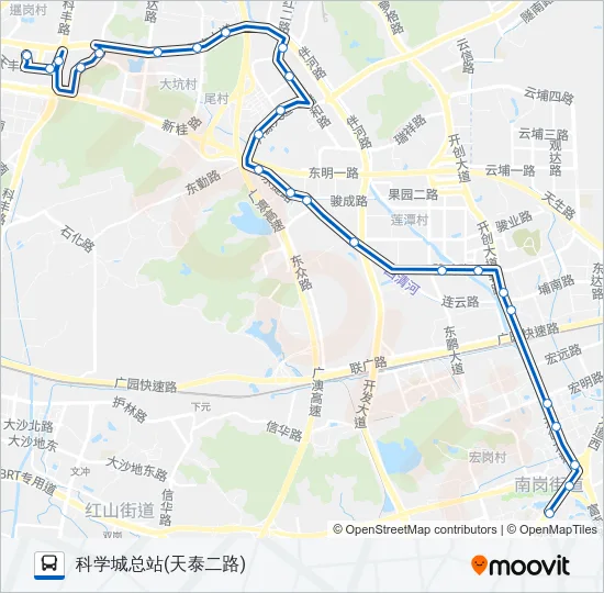 321路 Bus Line Map