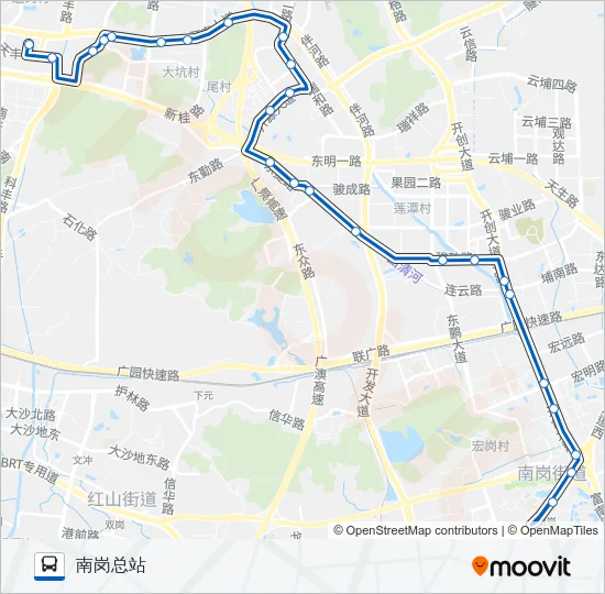 321路 Bus Line Map