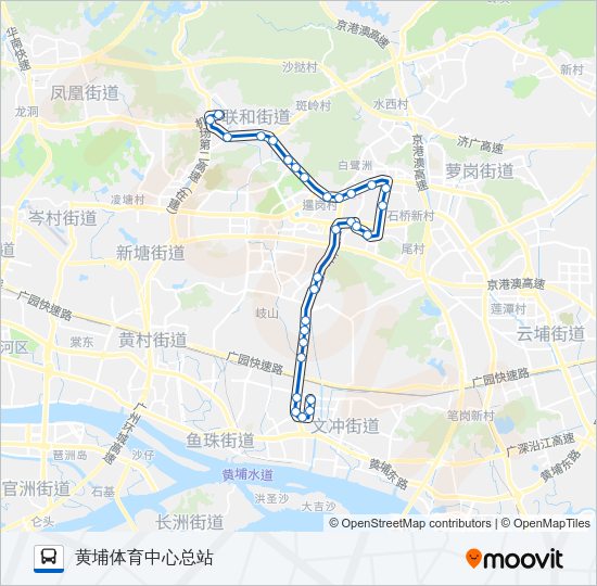 公交324路的线路图