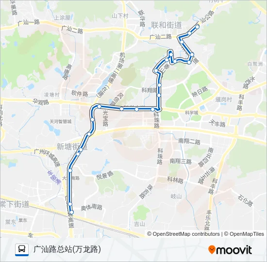 325路 Bus Line Map