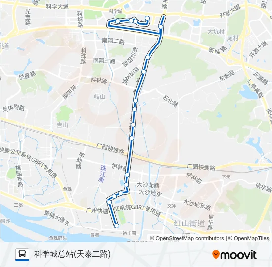 326路 Bus Line Map