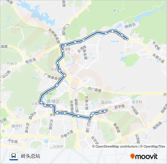 327路 Bus Line Map