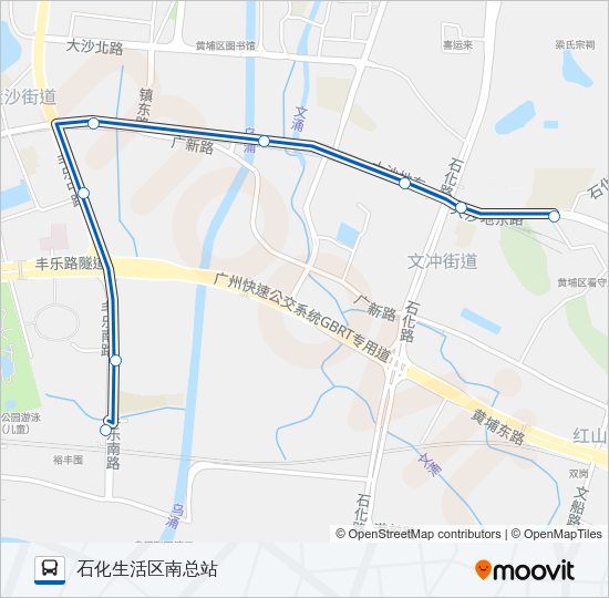 公交328路的线路图