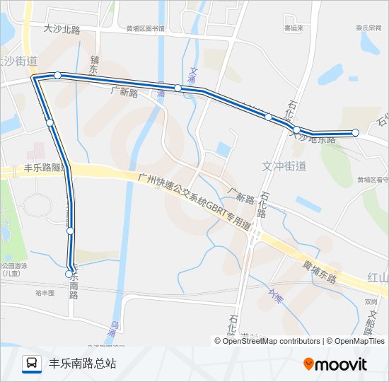 公交328路的线路图