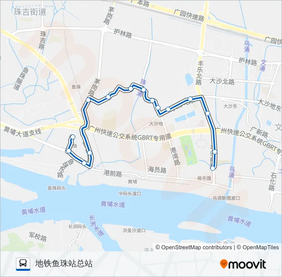 公交329路的线路图