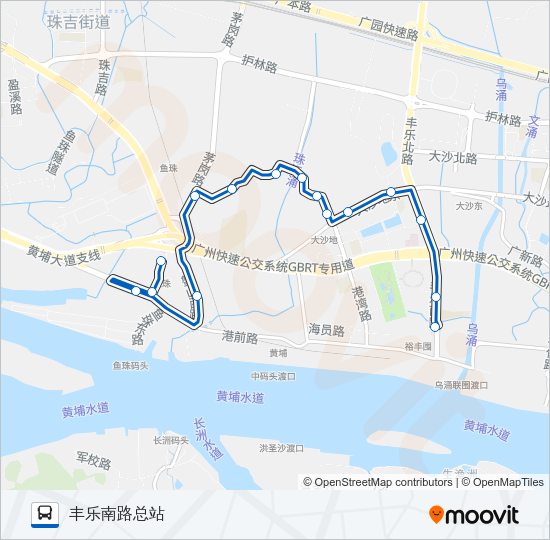 公交329路的线路图