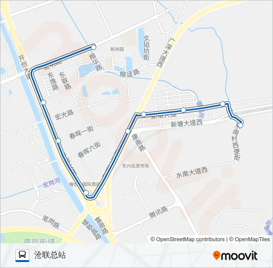 331路 Bus Line Map