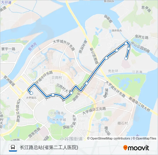 332路 Bus Line Map