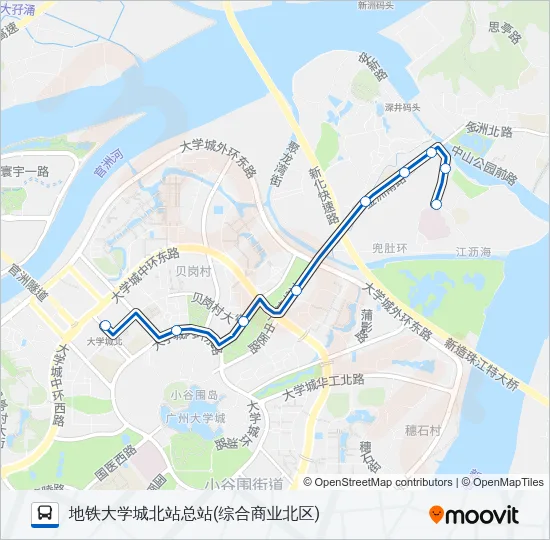 332路 Bus Line Map