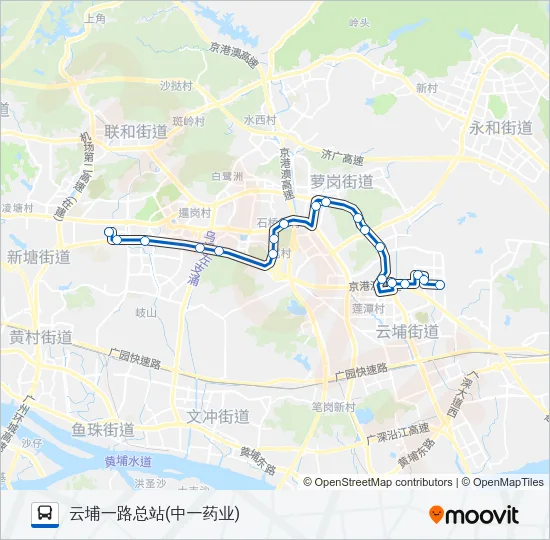 335路 Bus Line Map