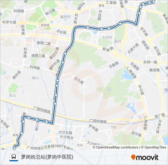 公交339路的线路图