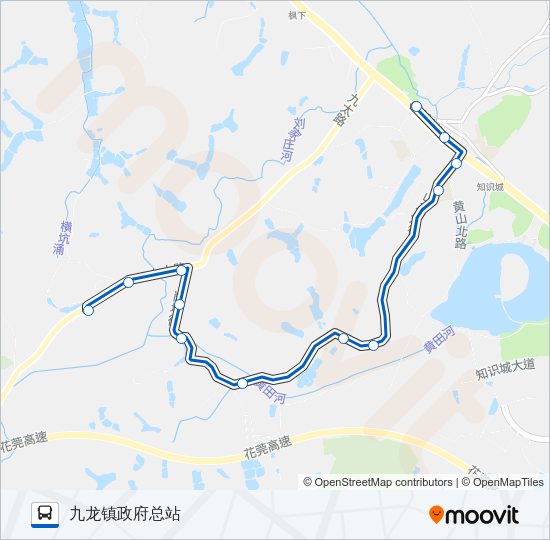 公交342路的线路图