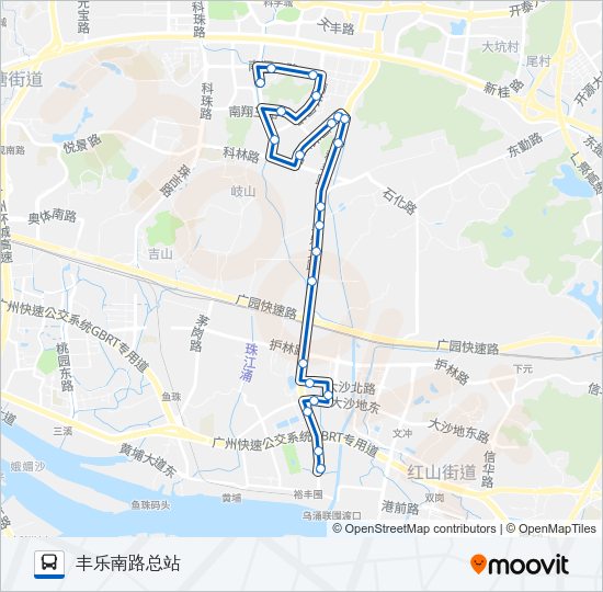 公交344路的线路图