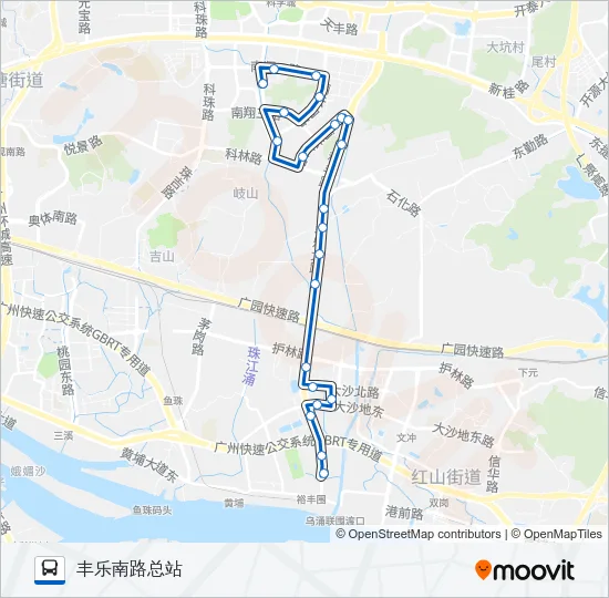 344路 Bus Line Map