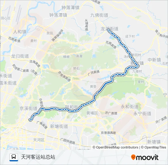 345路 Bus Line Map