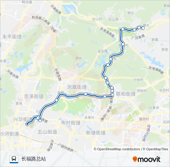 346路 Bus Line Map