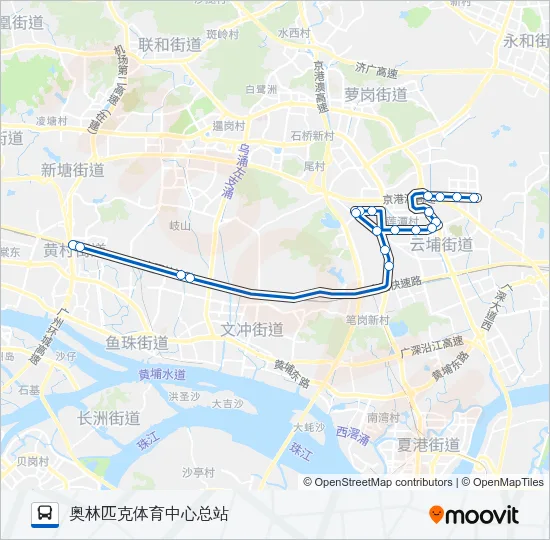 公交347路的线路图