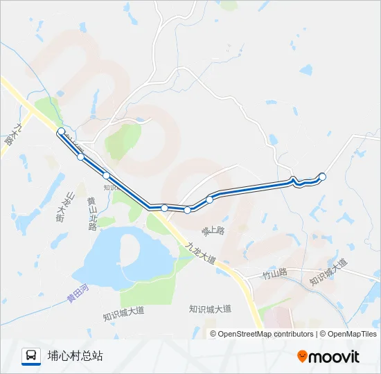 公交350路的线路图