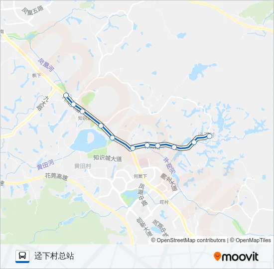 公交352路的线路图