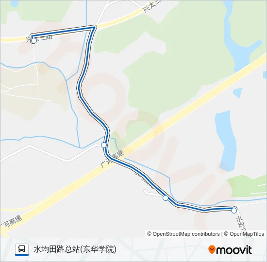 公交354路的线路图