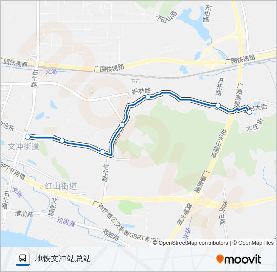 公交360路的线路图