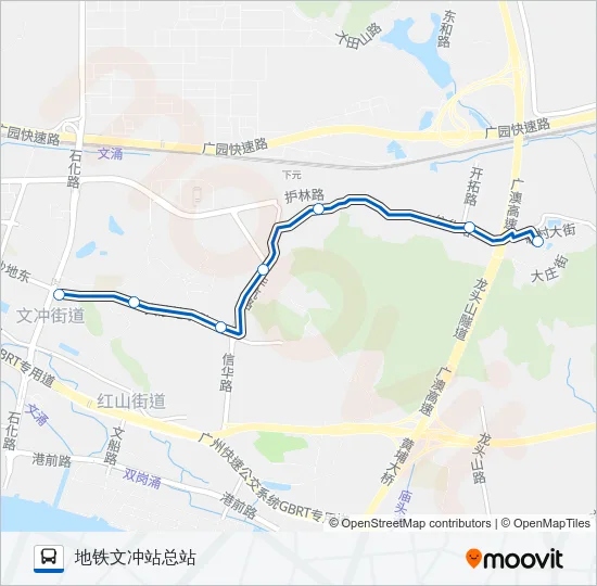 公交360路的线路图