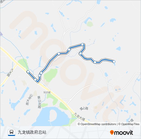 公交362路的线路图