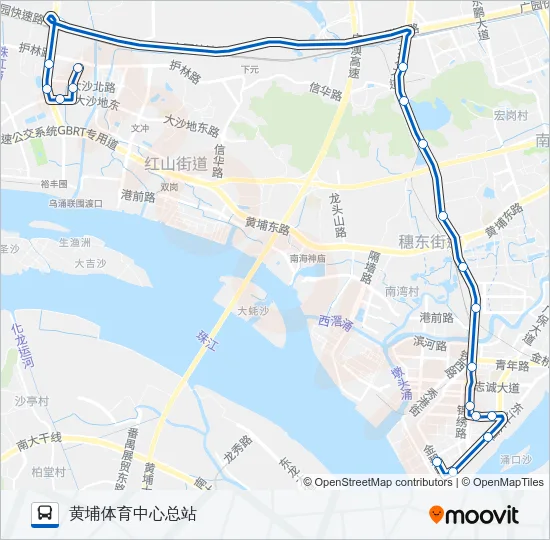 公交363路的线路图