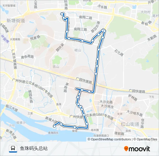 366路 Bus Line Map