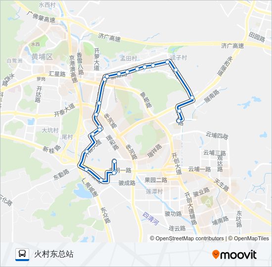 公交367路的线路图