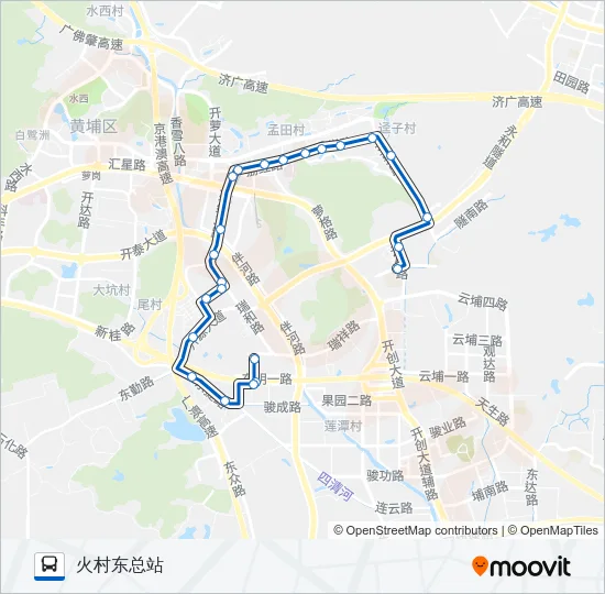 公交367路的线路图