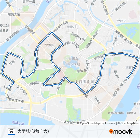 公交387路的线路图