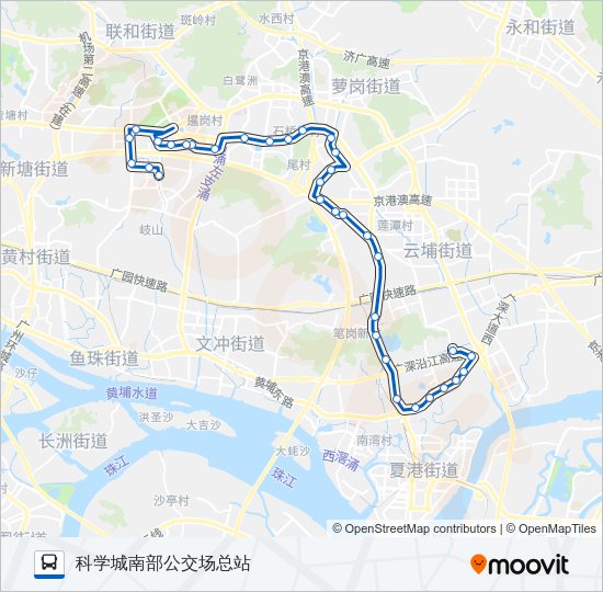 公交388路的线路图