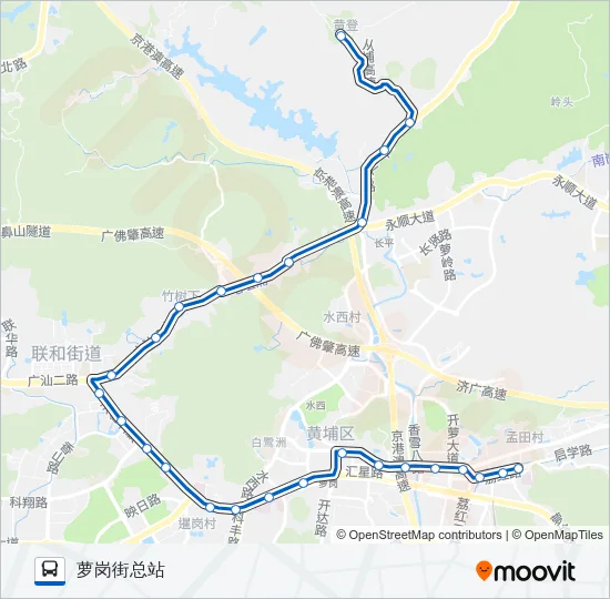 392路 Bus Line Map