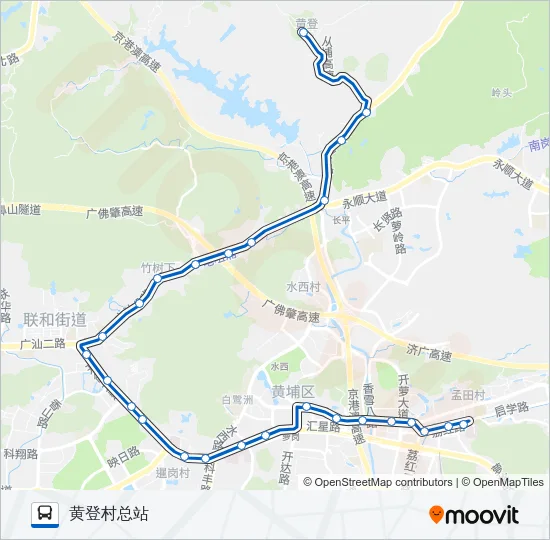 392路 Bus Line Map