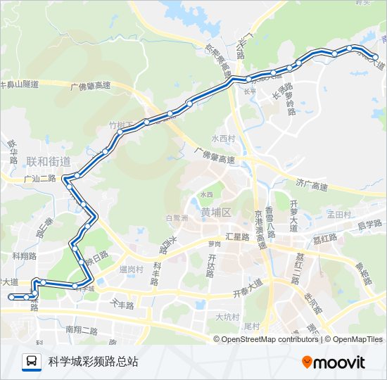 公交396路的线路图