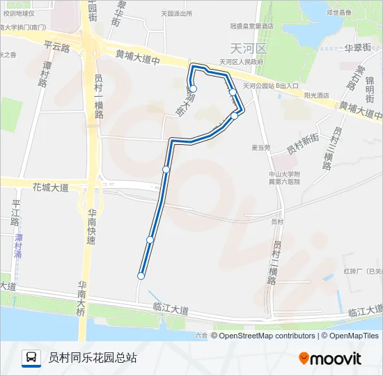 401路 Bus Line Map