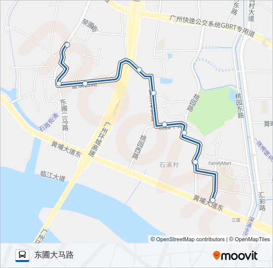 公交402路的线路图