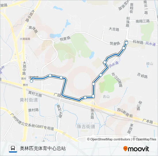 公交403路的线路图