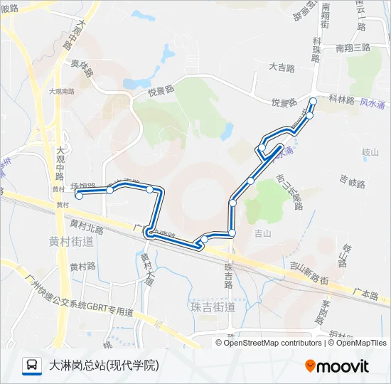 公交403路的线路图