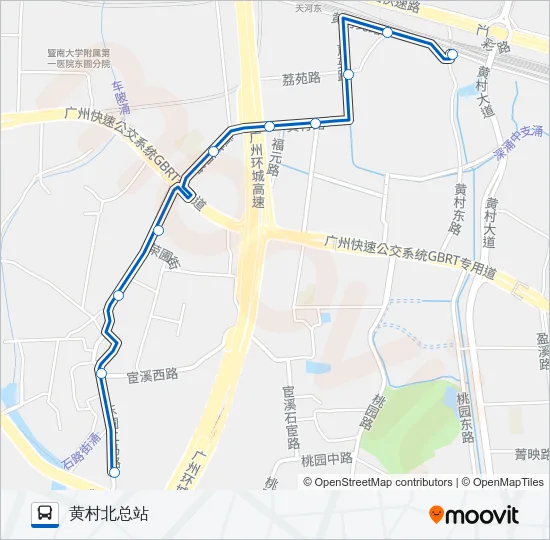 公交404路的线路图