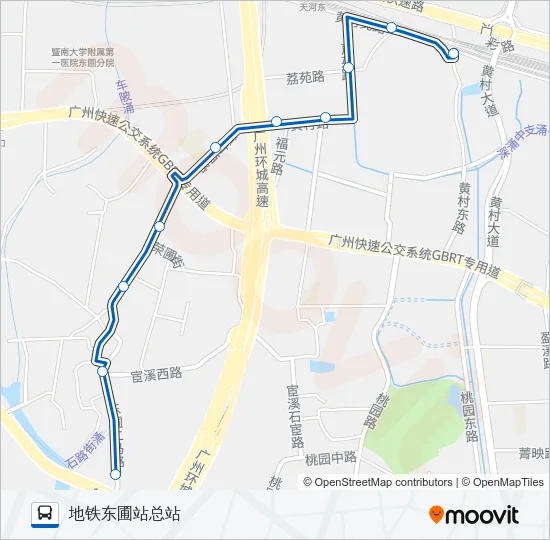 公交404路的线路图