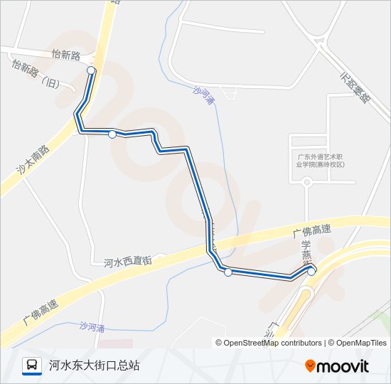 公交409路的线路图