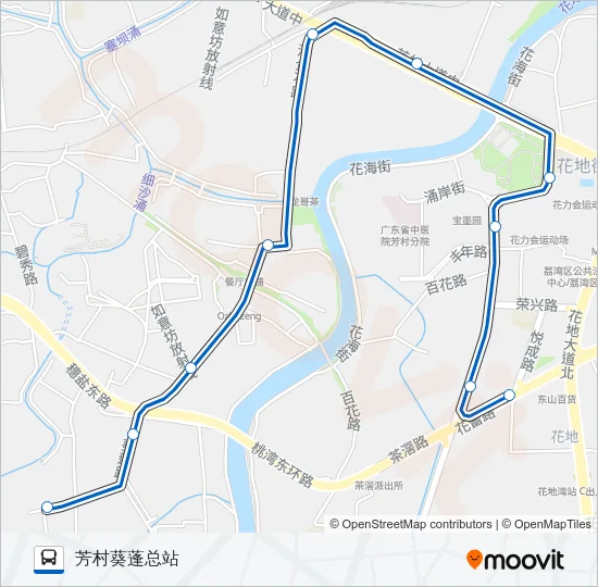414路 Bus Line Map
